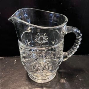 Vintage anchor hocking starburst pitcher